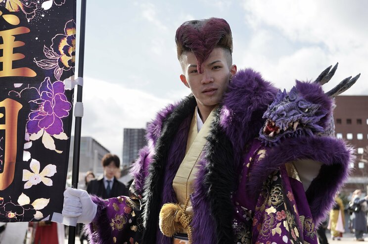 北九州市二十歳の記念式典にて　写真／篠原祐介