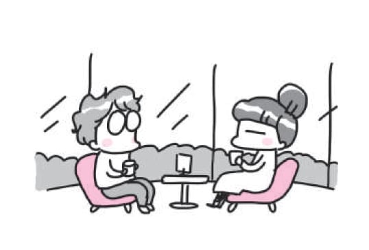 ２人で話し合う時間が大切