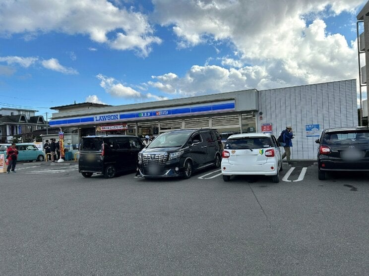 富士山ローソンの駐車場