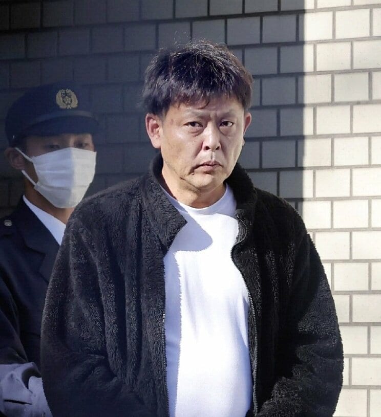 逮捕された平原容疑者（共同通信）