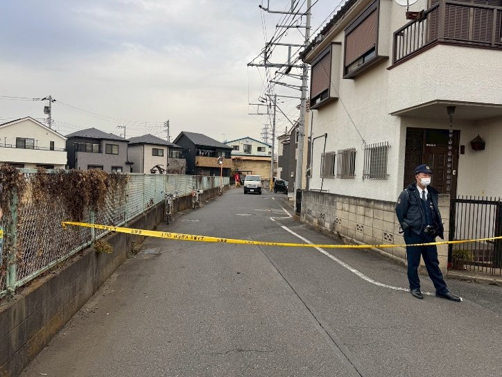 翌日、翌々日も規制線がとれなかった（撮影／集英社オンライン）