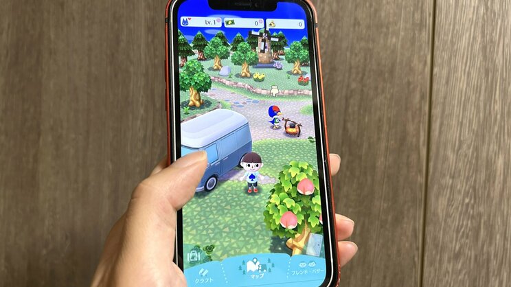 実際のゲーム画面(集英社オンライン編集部撮影)