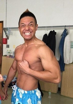筋肉バキバキになったパッション屋良（写真／本人提供）