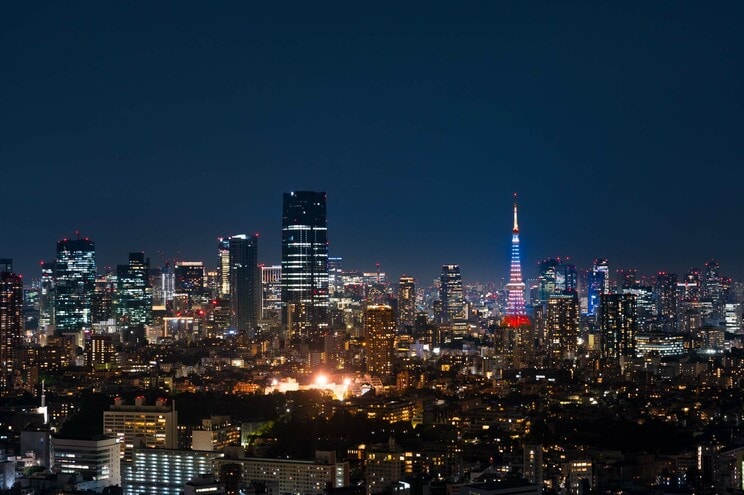 「SKY LOUNGE」から見える東京の夜景（画像提供／サッポロ不動産開発株式会社）