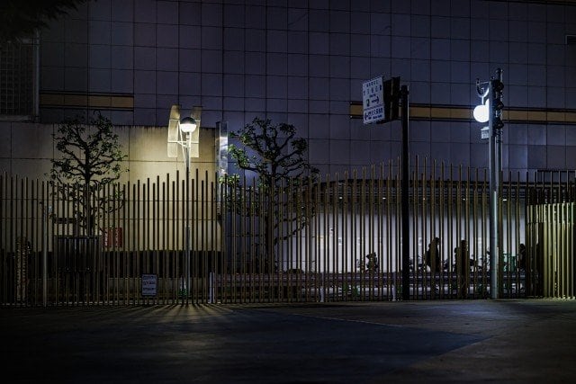 夜の大久保公園