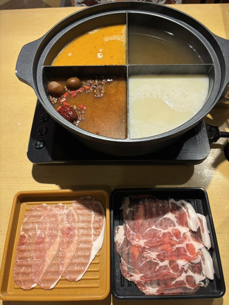 しゃぶ葉のしゃぶしゃぶ（写真／読者提供）