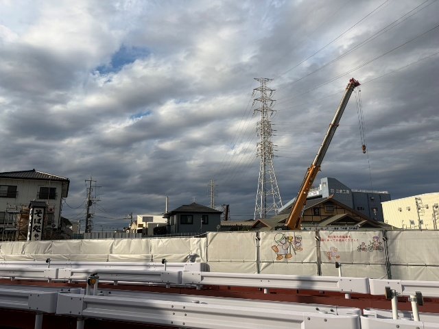 現在の陥没現場（撮影/集英社オンライン）