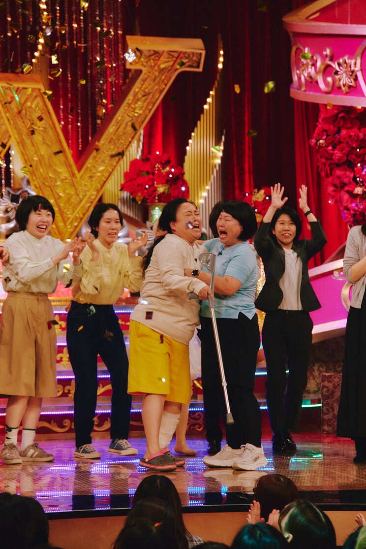 優勝決定の瞬間「THE W 女芸人No.1決定戦」公式Xより