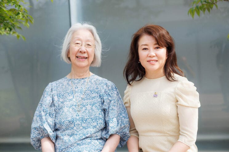 中村敏子氏(左)と井田奈穂氏