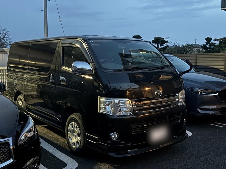 死亡した真稀さんの愛車（撮影／集英社オンライン）