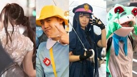 〈嵐の中のハロウィン渋谷2025〉「日本人いねー」と叫ぶ若者「金ないしコスプレしない、見るだけ」と大学生…いっぽう外国人観光客は「渋谷はアドベンチャー」大雨でもノリノリ