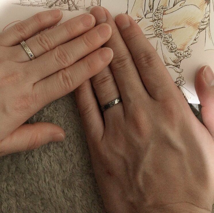 婚約指輪を購入していたAと吉田さん（写真／吉田さん提供）