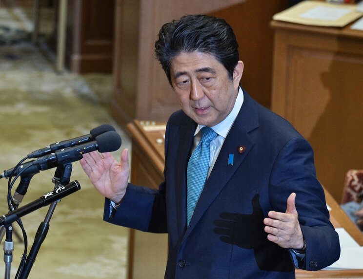 安倍晋三元首相（共同通信より）