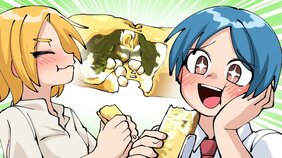 【漫画】喧嘩ばかりの新入社員男女の気持ちをひとつにしたコンビニクレープ…仲直りさせるほどの至福のスイーツ・ハーモニーとは