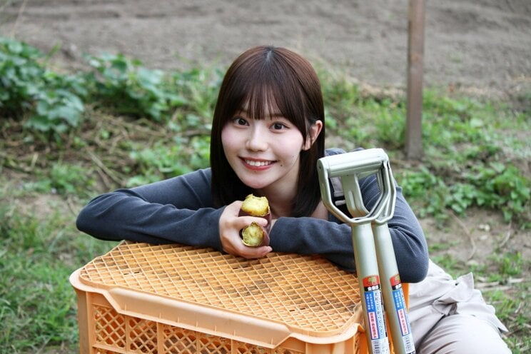 「さつまいも農家タレント」の上西萌々（撮影／千駄木雄大）