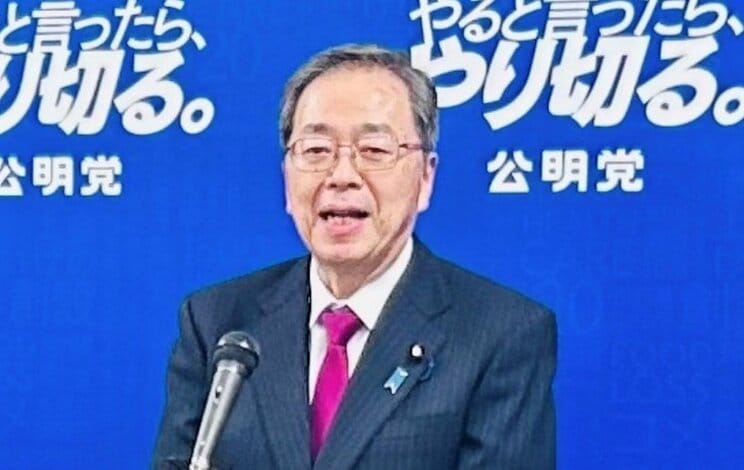 公明党の斉藤鉄夫代表（本人SNSより）