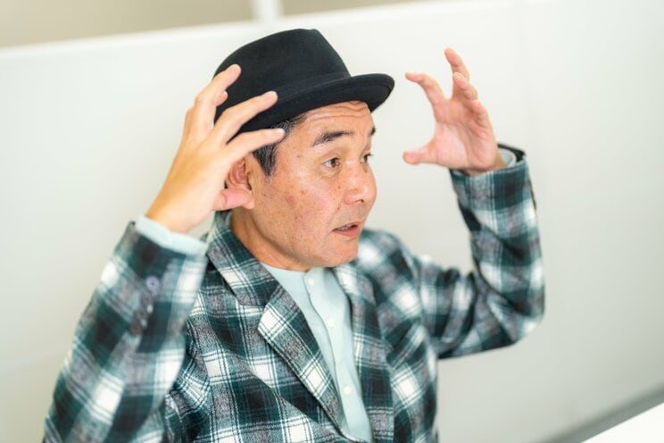 ダチョウ倶楽部・肥後克広　撮影／佐藤靖彦