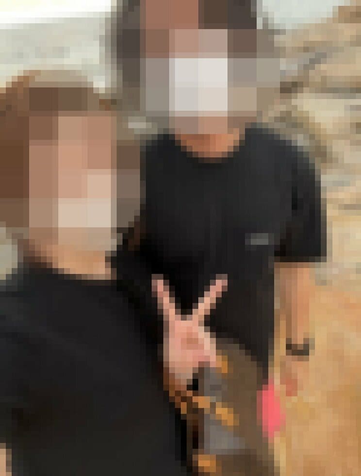 園田さん（左）と“独身偽装”していた既婚男性A（写真／園田さん提供）