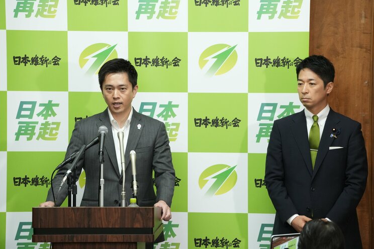 日本維新の会の吉村洋文代表と藤田文武共同代表（日本維新の会Xより）