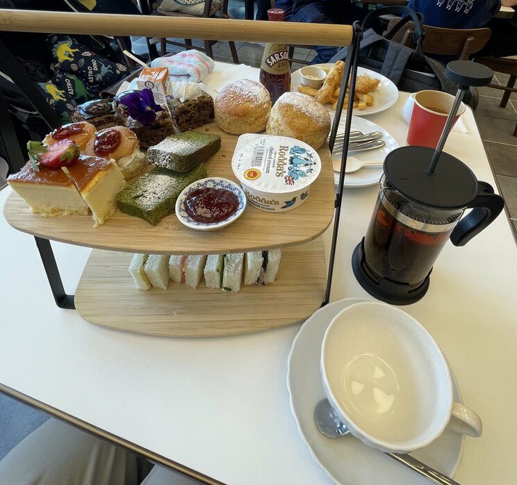 進化したアフタヌーンティー（画像/のりさん@nori_mom提供）