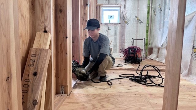 大工歴4年目になる小山さん