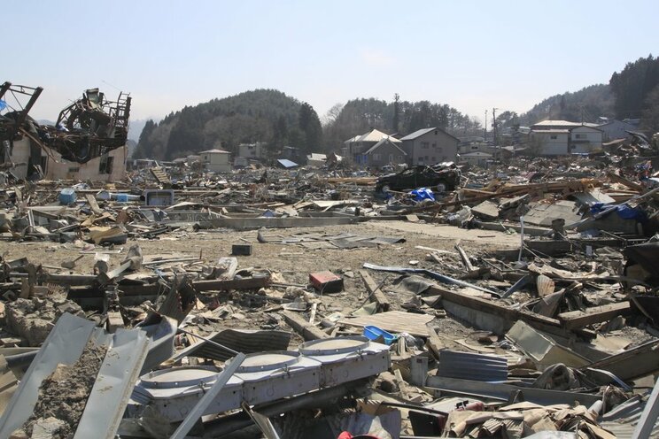 東日本大震災後の岩手の様子　写真／Shutterstock.