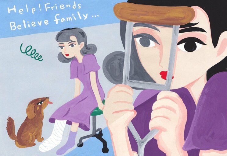 イラストレーター・中村桃子による連載挿絵