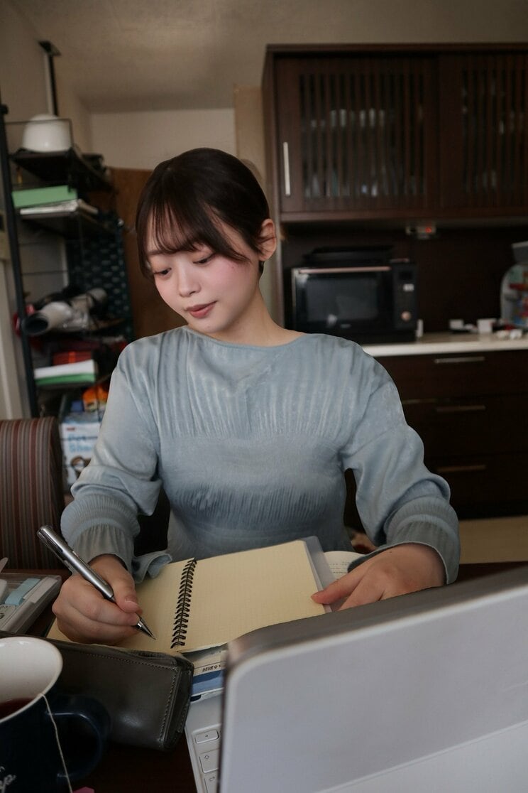 勉強の様子（写真／三石さん提供）