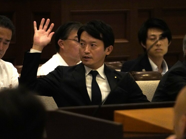 6月6日県議会での斎藤知事（撮影/集英社オンライン）