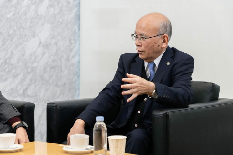 久米晃氏。　撮影：山口麻弥