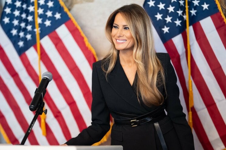 MAGAメイクの代表的な1人であるメラニア大統領夫人（写真／本人Xより）