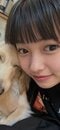 昨年６月、逮捕される3日前に愛犬とるなさんが撮った写真（写真／遺族提供）　※遺族の意向で、顔を隠さず公開します