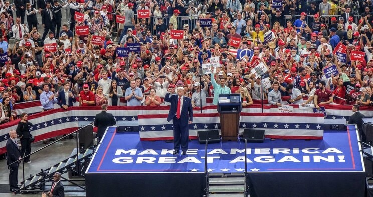 熱烈なトランプ支持者