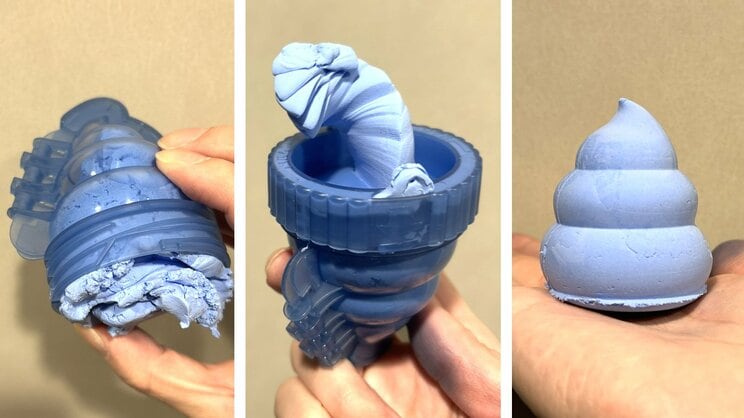 初挑戦の筆者でも簡単に「きれいなうんこ」が作れたぞ！