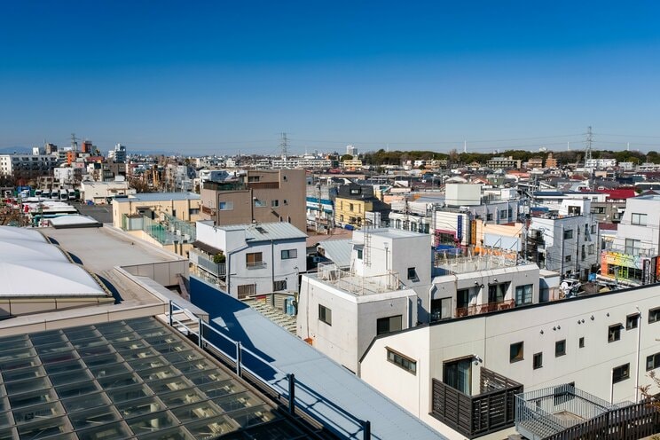 永福町駅からの杉並区の街並み（PhotoACより）