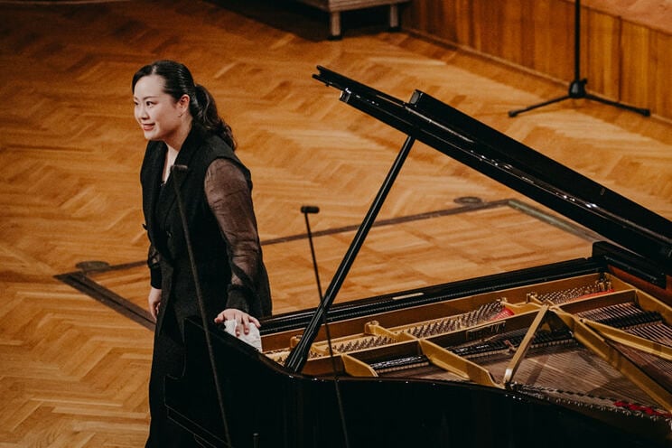 3次予選の桑原志織　©Krzysztof Szlezak/NIFC