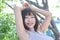 「わき毛女子」として話題のしーちゃん