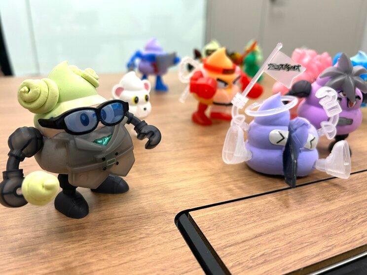 「ウンコスルデイズ」のキャラクターたち　アレンジも自由自在