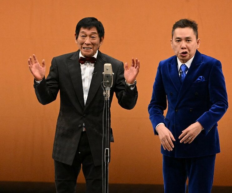 明石家さんまと漫才もした太田光 (C)産経新聞社
