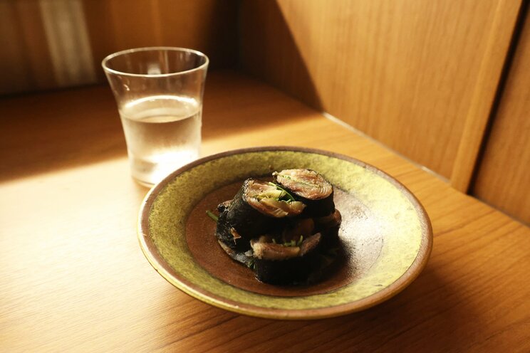 「いわし薬味巻」(筆者撮影)