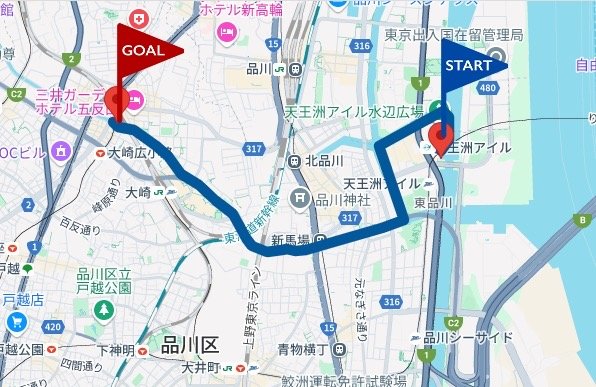品川区・五反田と天王洲アイルを結ぶ新たな航路(「東京舟旅」公式サイトより)