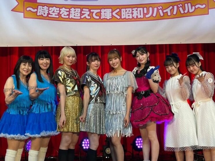 9月にはももいろクローバーZの佐々木彩夏、私立恵比寿中学の安本彩花、元Juice=Juiceの宮本佳林など、錚々たる顔ぶれと共演した（写真／myunとyayo～公式Instagramより）