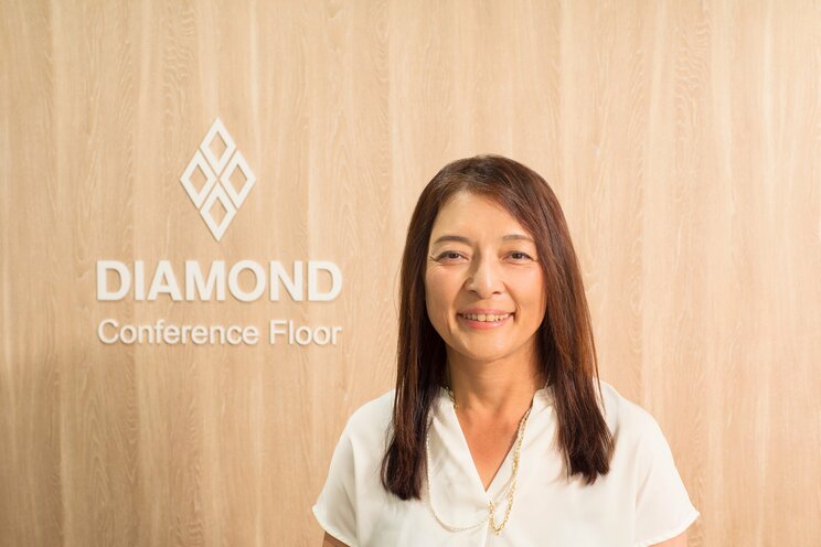 取材はダイヤモンド社で行なわれた