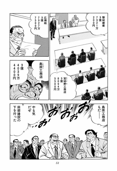 「久しぶりのタマの打ち合いだ」談合の殻を破った入札会場がピリつきすぎ　『サラリーマン金太郎』第44話_25