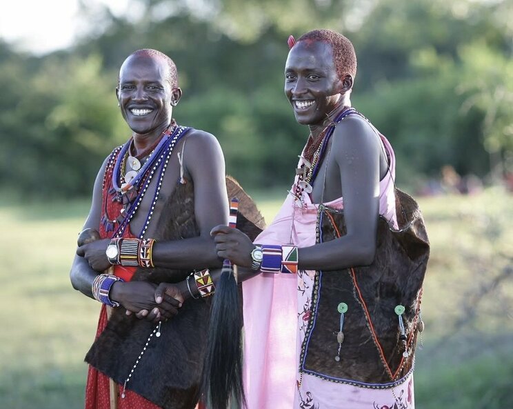 マサイの男性(本人Instagramより)