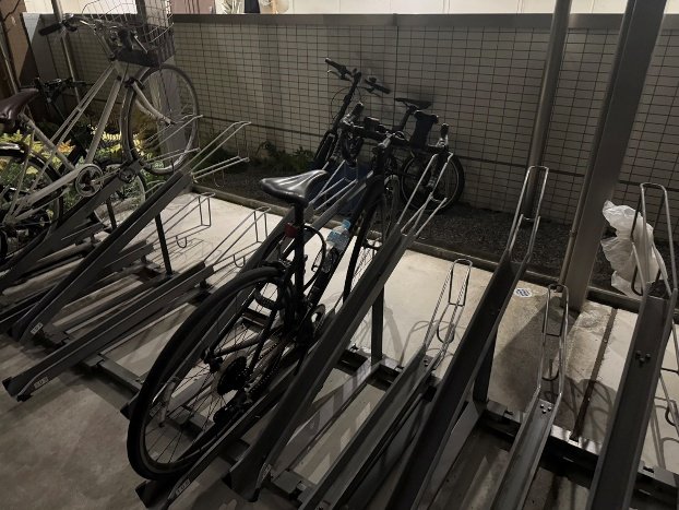 中窪さんが乗っていたと思われる自転車（写真／住民提供）