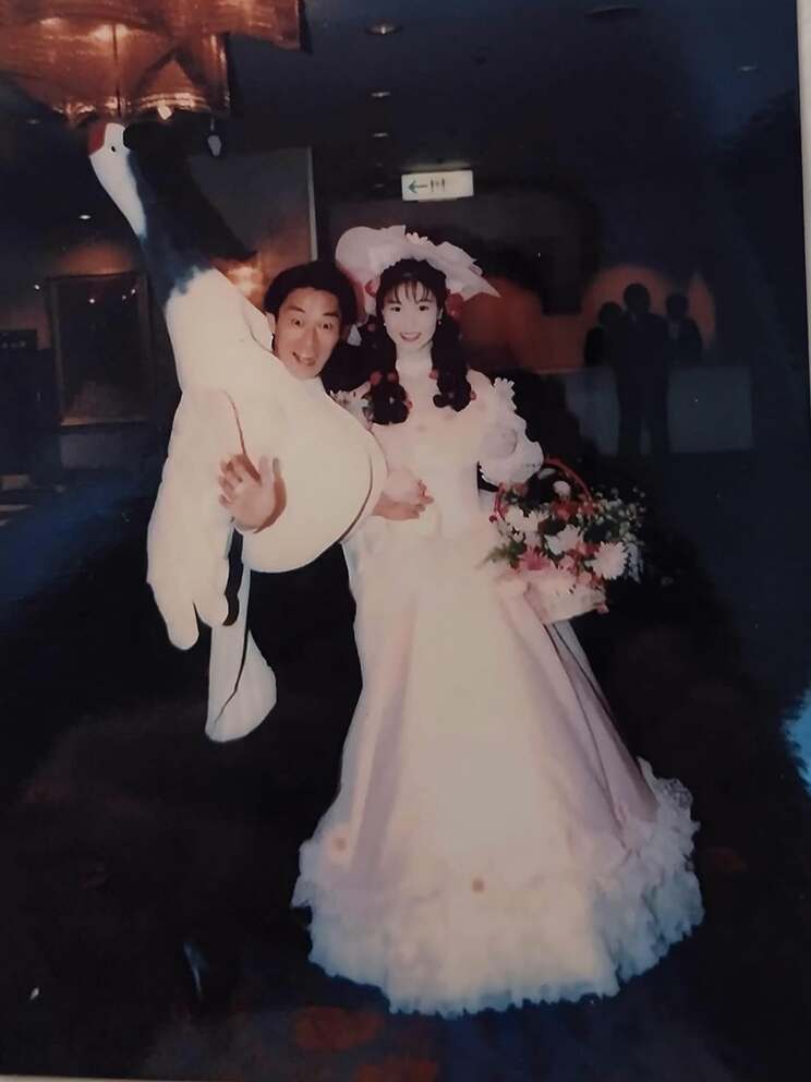 結婚式の様子（写真／さゆりさんSNSより）
