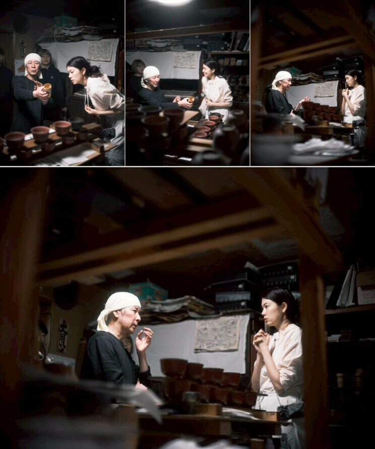 SUITŌの制作をしてくださっている、下地師上田敏樹(したじし：うえだとしき)さんと森さん PH:Takahiro Iino