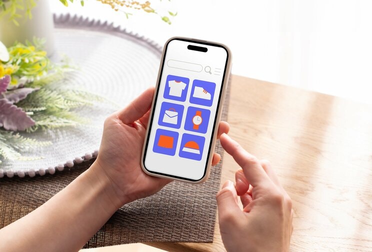 スマホで手軽に贈り物ができる時代に　※画像はイメージです（PhotoACより）