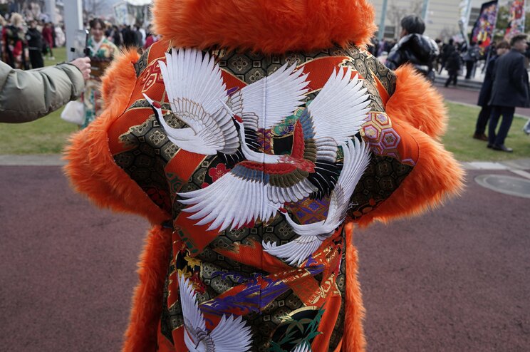 北九州市二十歳の記念式典にて　写真／篠原祐介